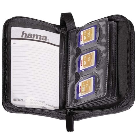 hama smart card case|Memory Card Case, black .